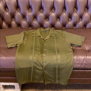 Alfani Men’s Short Sleeve Button Down Shirt